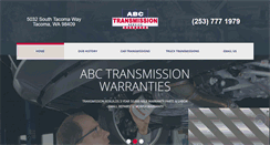 Desktop Screenshot of abctransmissionservice.com